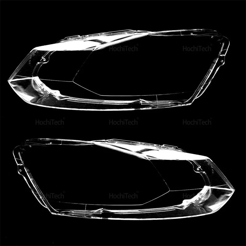 Car Headlight Lenses Headlamp Replacement Cover Shell Left Right For Volkswagen VW Polo MK5 Pre-facelift 2010-2013