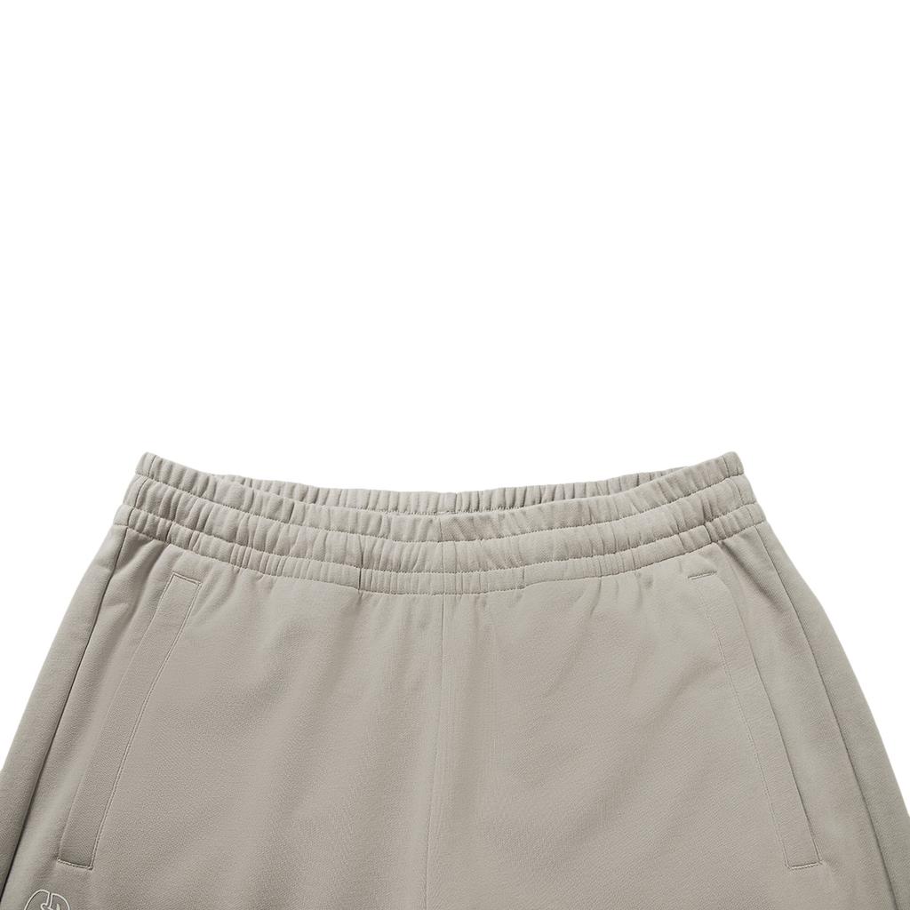 Li Ning Sports Lifestyle Series Outdoor Mid Waist Loose Straight Leg Logo Print Knitted Sports Pants Men Pants AKLVJ25-3