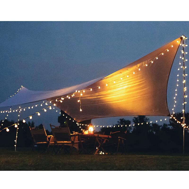 Huilingyang Cloud Candle Globe Camping String Lights