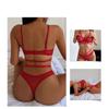 High Quality Women Underwear Set Sexy Hollow Push Up Bras French Ultra Thin Lace Lingerie Summer Breathable Mesh Bra Briefs Sets