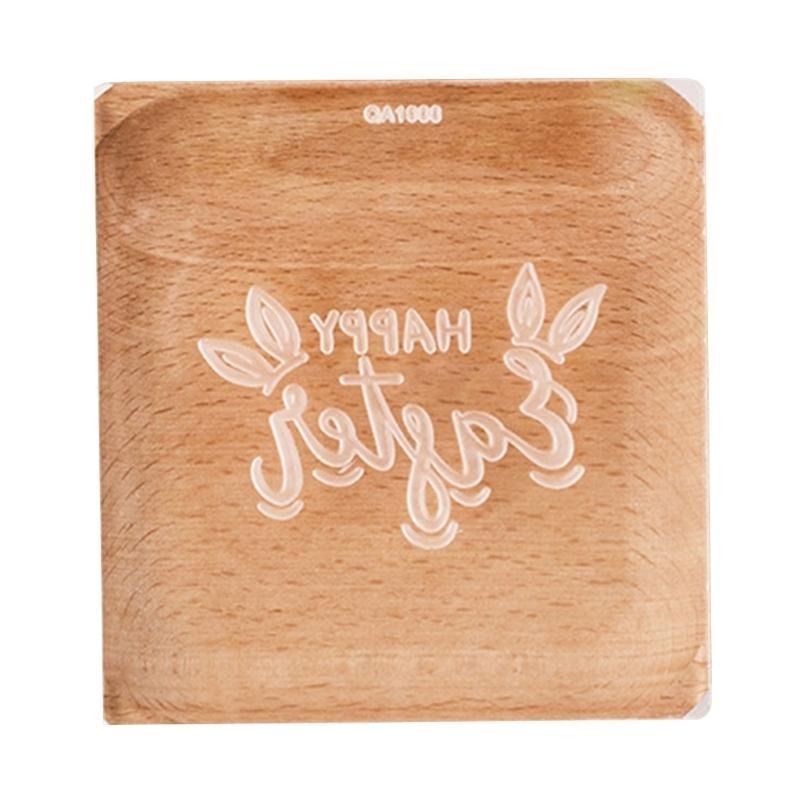 Plastic Material Cookie Mold DIY Cookie Stamps Easter Themed DIY Biscuit Moulds
