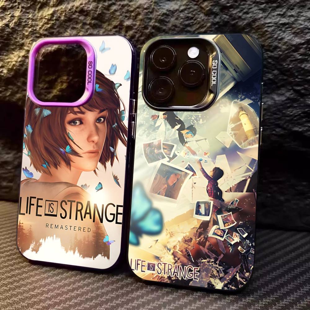 Game Anime Life Is S-Strange Cute Phone Case For IPhone 17 16 15 14 13 12 11 Pro Max Plus Color Silver Cover