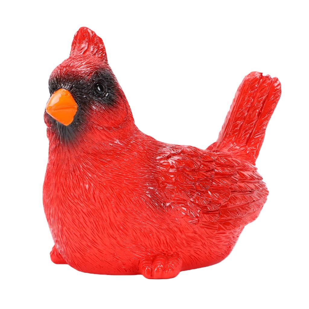 Cardinal Succulent Planter Resin Bird Plant Pot Decorative Flower Pot for Indoor Outdoor Tabletop Home Garden Decor Red