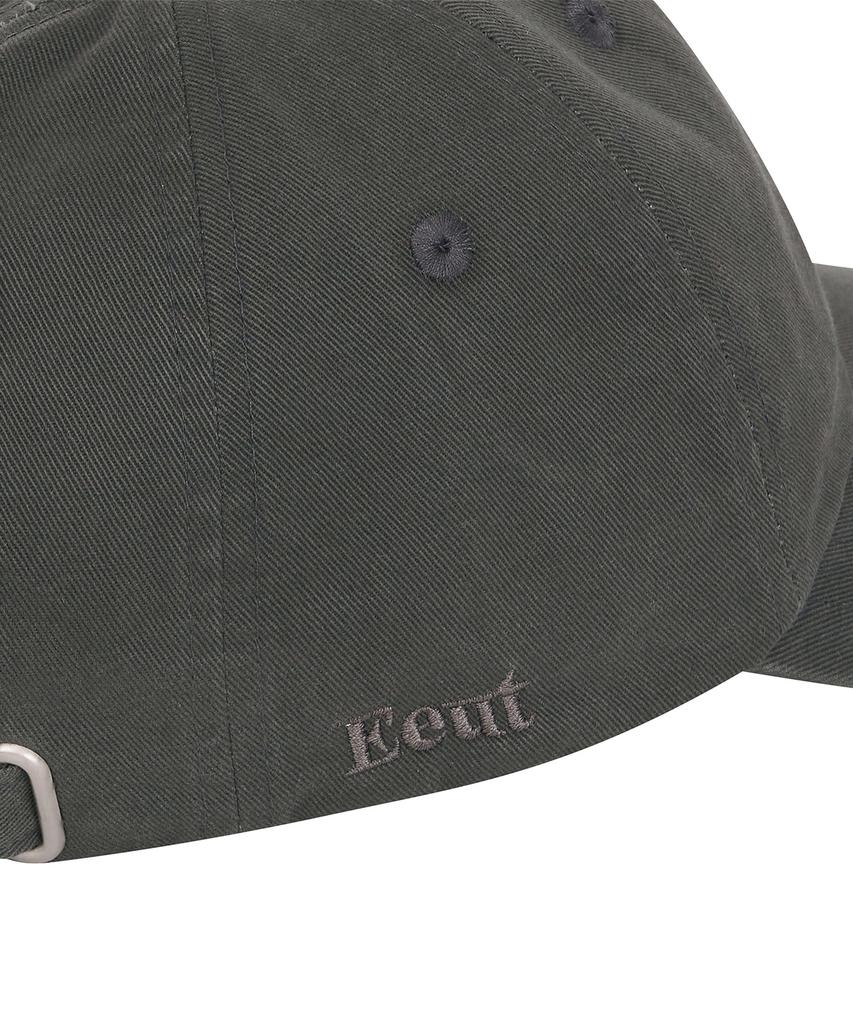 Iuteu Applique Eeut Ball Cap/Charcoal