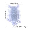 Creative Owl Ornaments Epoxy Resin Mold DIY Wall Hanging Desktop Ornaments Half Three-dimensional Owl Silicone Mold Home Decor