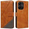 For Xiaomi Redmi 13 5G/4G/Note 13R 5G Case Flip Shockproof Wallet Leather Phone Cover Geometric Line