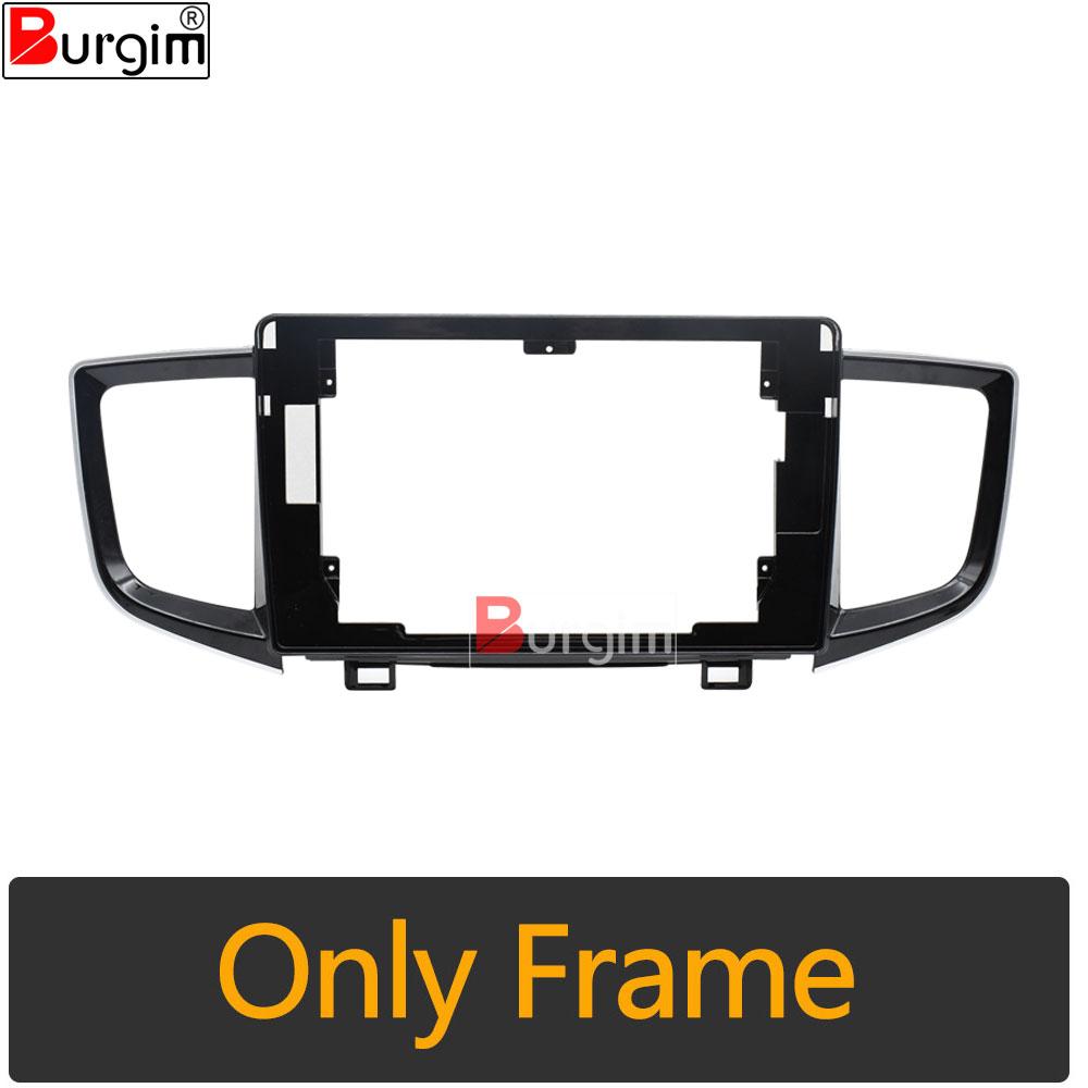 Car Radio Fascias Frame For Honda Pilot 2015- 10 Inch 2DIN Stereo Panel Wiring Harness Connector Power Cable Canbus Decoder