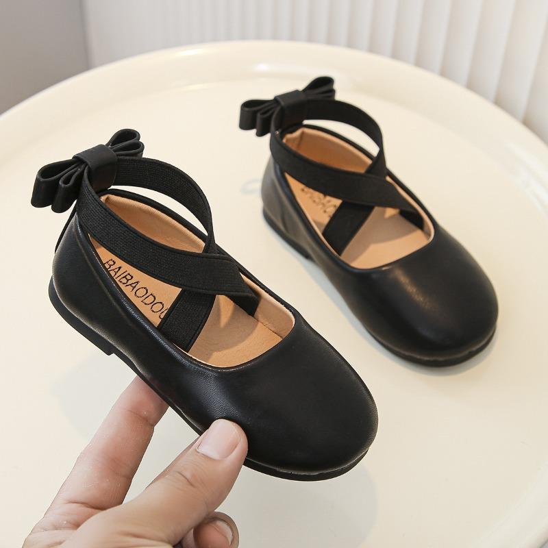Zapatos de Baile para Niñas y Bailarinas de Princesa Zapatos de Cuero para Niños para Actuaciones, Zapatos de Suela Blanda de Boca Baja para Niños Pequeños y Jóvenes