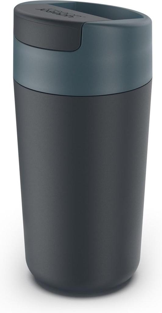 Joseph Joseph Travel Mug Blue Large Size 454ml Sipp BPA Free Dishwasher Safe Polypropylene 81132