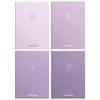4Pcs Softcover Notebook 80 Pages Wide Lined 7x10Inch College Ruled Journal Thread Binding Notepads for Office School