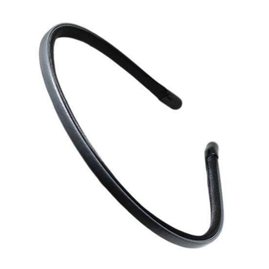 Headband Anti-Slip Plastic Thin Hair Hoop with Curved Design Stable Fit No Pressure Makeup Hair Hoop Hair Accessory