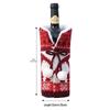 Cross-Border Christmas Wine Bottle Gown - Festive Red Wine Cover for Home Dining Table Decor.