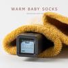 Kuschelige, mit Baumwollfleece gefütterte Babysocken für 0-3 Jahre - Warmer Frottee, Wadenlang, Herbst/Winter