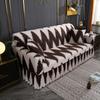 1/2/3/4 Seater Elastic Print Sofa Cover With Skirt for Living Room Stretch Slipcovers L Shape Corner Armchair Cover