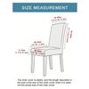 Jacquard Stretch Chair Covers Set, Elegant Elastic Slipcovers for Kitchen & Dining Table, Universal Fit (2/4/6/8 Pieces)