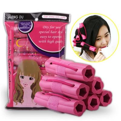 Self-adhesive Hair Curler Set Hair Curler DIY Wavy Hair Rollers Flower Soft Sponge Curler Clip Wavy Hair Rollers Foam Hair Curling Styling Tool