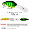Lure Bait Floating Rock Small Fat12.5cm24.5g 4No. Hook Bionic Lure Hard Bait Fishing GearDW574