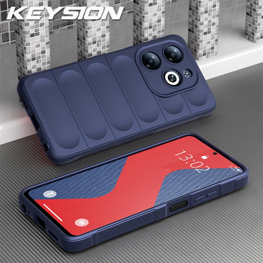 KEYSION Shockproof Matte Phone Case for TECNO Spark 30 Pro 4G Anti-skid Soft Silicone Phone Back Cover for Tecno Spark 20 Pro 4G