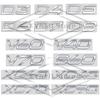 Car Sticker Metal For V40 V60 V70 XC40 XC60 XC90 XC70 S60 S90 D2 D3 D4 D5 D6 D7 D8 AWD Bright Silver Emblem Trunk Decal
