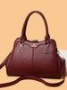 2025 New Women's Single Shoulder & Crossbody Soft Leather Handbag - Large Capacity