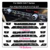 A/C Heater Climate Air Conditioning Control Panel Fan Speed Button Cover for BMW 5/7 Series F07 GT/F10/F11 F01/F02 Car-styling