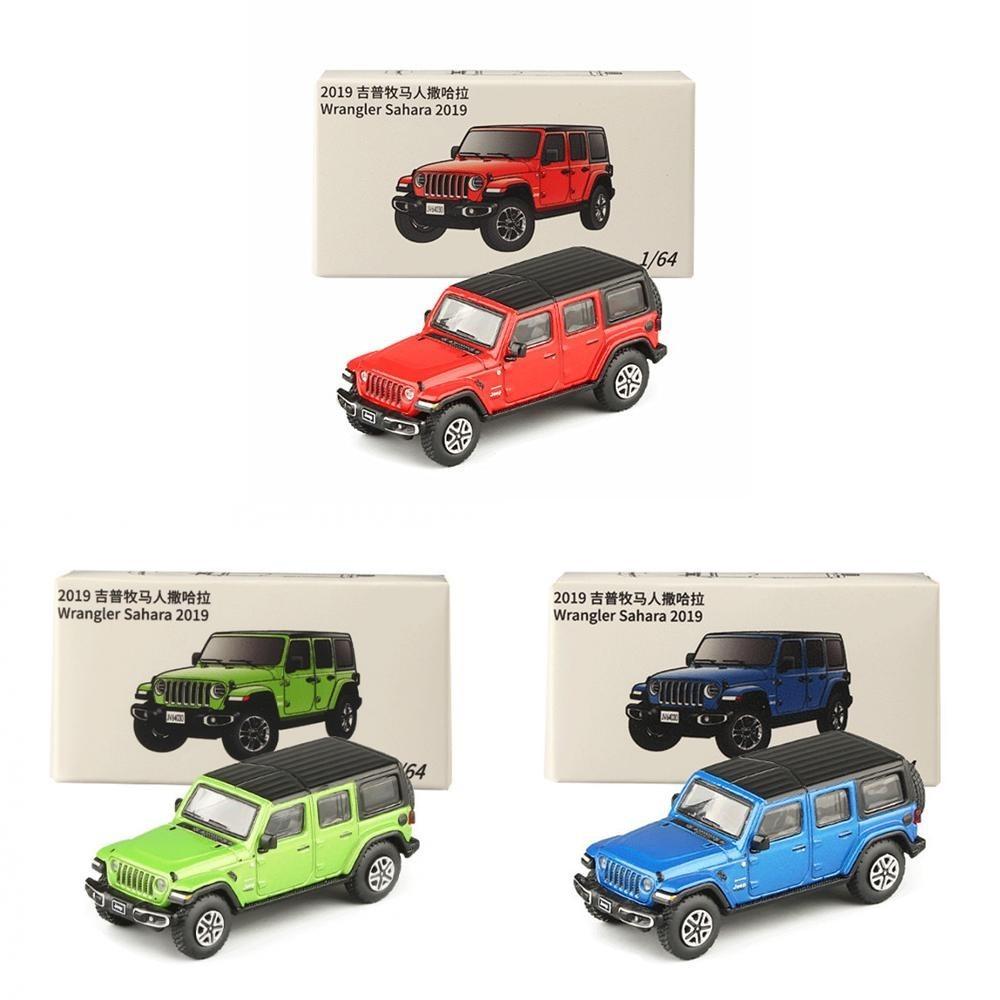 Alloy Off-road Vehicle Model Toy Car Wrangler Suspension Slide 164 Scale