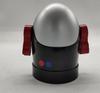 [USED] Egg-shaped Figure Black Silver Red