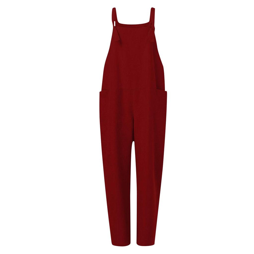 Damen-Overall in Übergröße, lässig, lockere Latzhose, Strampler, Baggy-Spielanzug