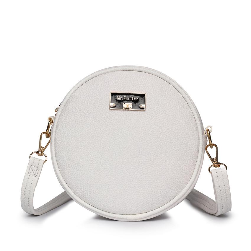 Módní a stylová malá kulatá taška pro dámské crossbody, malá kapsička na drobné