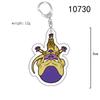 Dragon Ball Goku Acrylic Keychain - Double-Sided Cartoon Pendant Gift