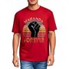 Solid Color Women Summer Tshirt Casual Wakanda Forever Fist Sunset Pattern Everyday Boys Top Tees Mens Tshirt Essential Tee