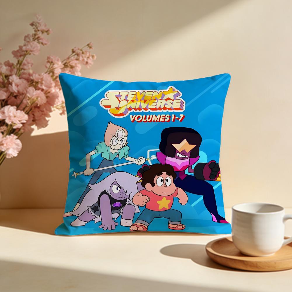 Hot SSteven Universe Futureied Cushion Cover Stylish Washable Pillow Cover Ideal for Couch Bedroom Car Decoration