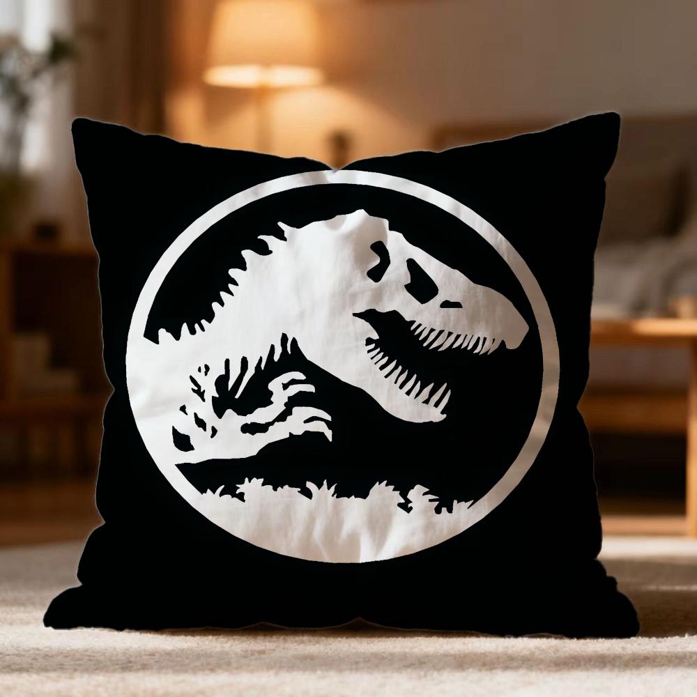 Hot JJurassic Worlder Cushion Cover Soft Washable Pillow Case Multi-Scene for Couch Bed Travel Office Use