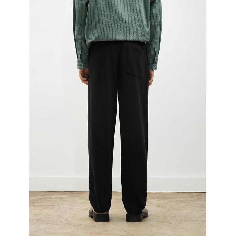 GXG Men's Black Tapered Trousers