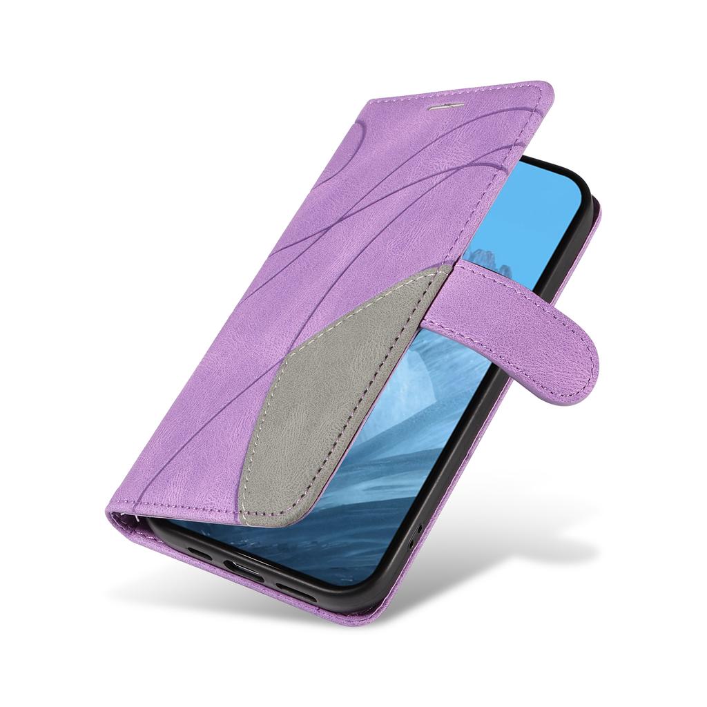 For Google Pixel 10 Pro/10/9 Pro/9 Leather Case Wallet Stand Color Splicing Phone Cover