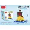 Linkgo Building Blocks di Connessione Uno Luffy Chopper Piece Boa Franky Zoro Nami Robin Jinbei Brook Modello 3D Giocattolo con Mini Mattoncini