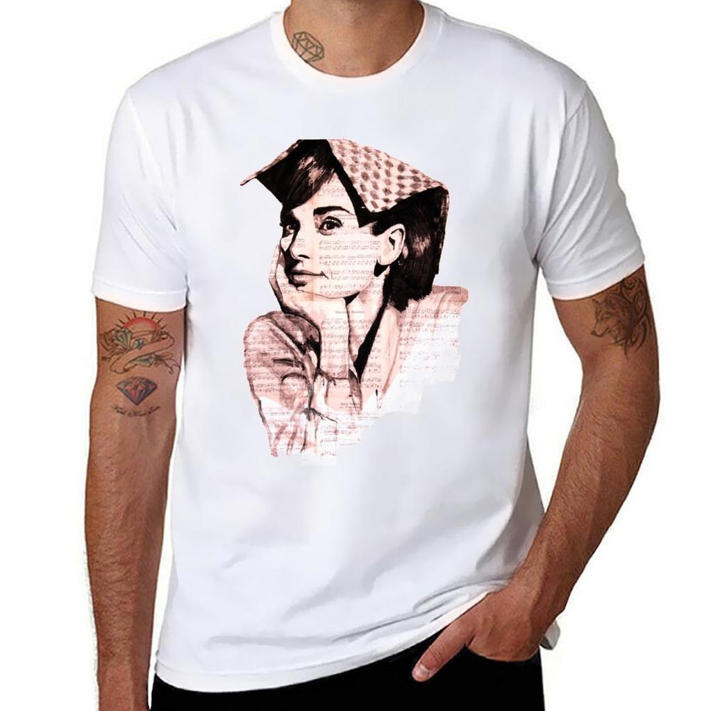 Audrey Hepburn Pn02 Tshirt Comfortable Work Wear Tee