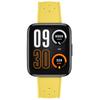 ERBORD Universal Silicone Strap 22mm, Tropic, Yellow/Black Buckle