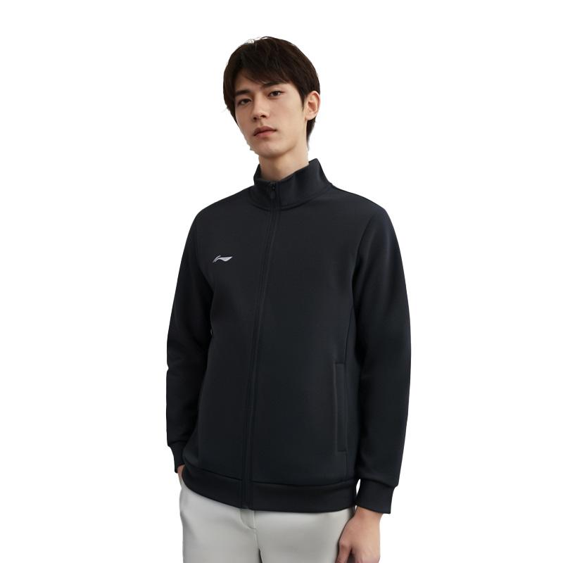 Li Ning Schlicht Minimalistisch Studentenstil Logo Laufen Sport Freizeit Reißverschluss Langarm Hoodie Unisex Hoodies AFDL226-1