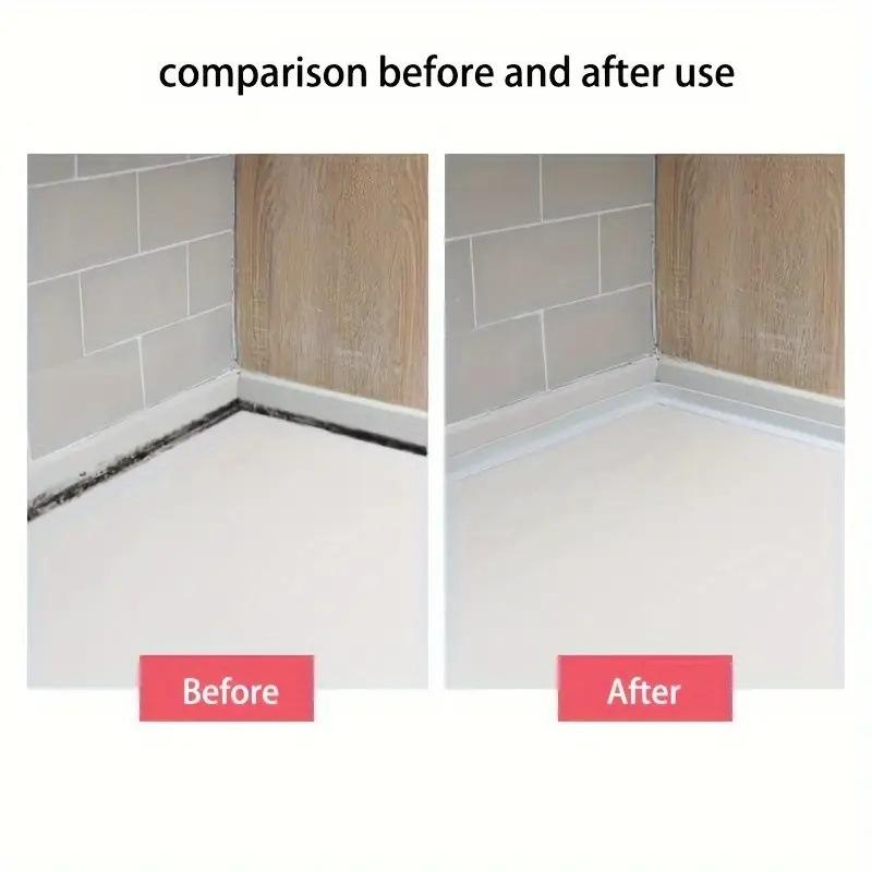 1 Stück 5M/196.85in Professionelles Schimmelbeständiges Dichtungsband Dekoratives Arbeitsplatten-Duschfliesen-Dichtungsmittel Selbstklebendes Band Küche
