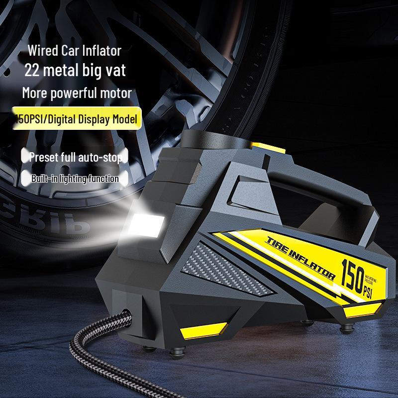 

Portable High-Power Electric Car Air Pump for Tire Inflation Black
