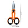 Professional Fishing Scissors - Serrated Stainless Steel Multi-functional Braided Line Cutter