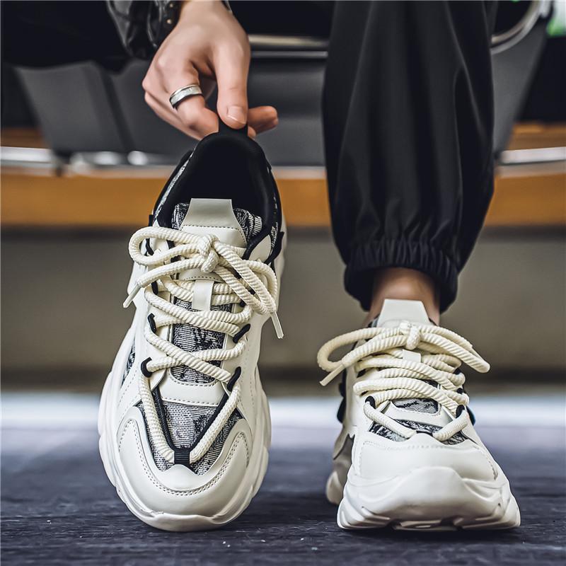 Men's Shoes Comfortable Soft Soled Breathable Casual Shoes New Height Increasing Fashionable Versatile Running Shoes for Men