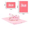 3D Pop-up Greeting Card for Mother's & Women's Day - Creative Paper Carving Thank You & Blessing Card