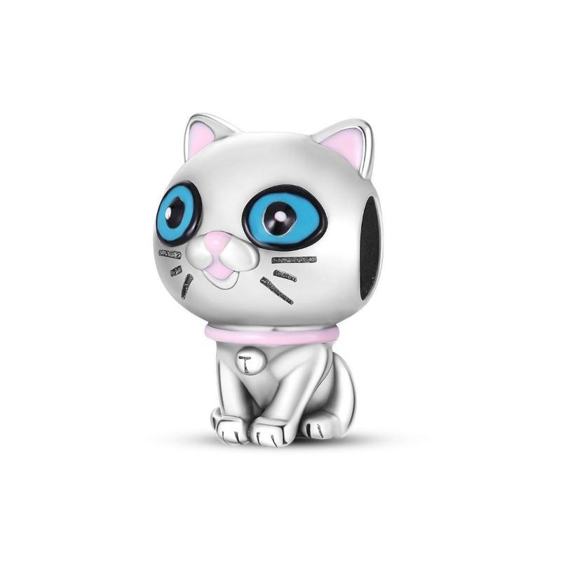 Neueste Kupfer Hund Katze Schnecke Einhorn Pinguin Niedliche Haustier Serie DIY Anhänger Passend für Original Armbänder Schmuck Geschenke für Mädchen