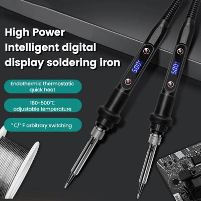 New Electric Soldering Iron Kits 80W 16IN1 Adjustable Temperature Replaceable Soldering Iron Head Soldering Iron Pen Welding Kit