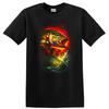 Fish Jumping Design T Shirt Fishing Lover Gift Bass Art Tee Graphic Swim