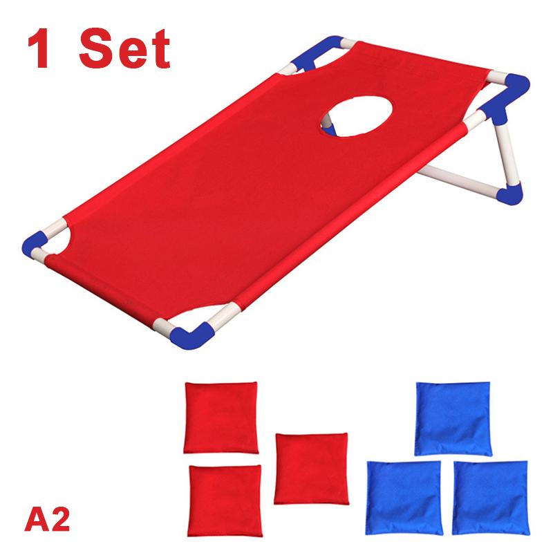 

Outdoor Sandbag Throwing Game Set Portable Corn Hole Game Foldable Yard Toss Games Camping Team Sports Adult Children S Gift A2