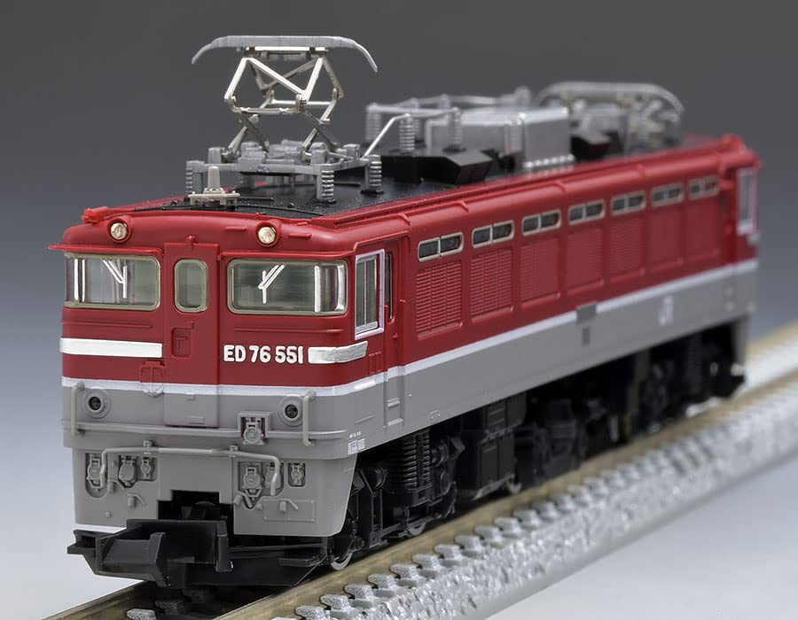 TOMIX N Gauge JR ED76 550 Series 7158 Electric Locomotive, Red