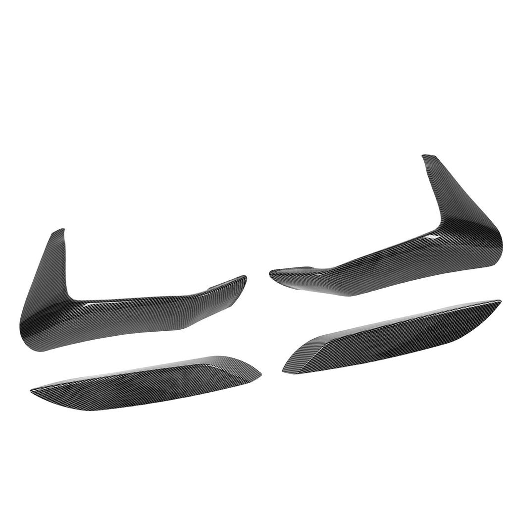 4Pcs Front Bumper Grille Fog Light Spoiler Set ABS Improve Sporty Appearance Front Bumper Splitter for F80 F82 F8  4